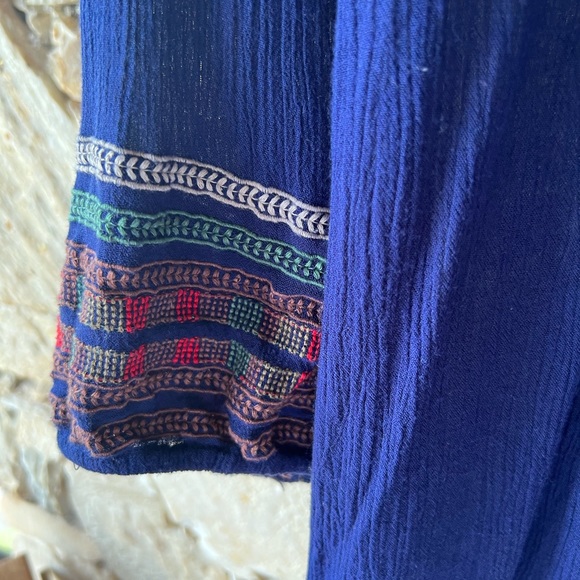 Embroidered Blue Dress/Tunic - Picture 5 of 6